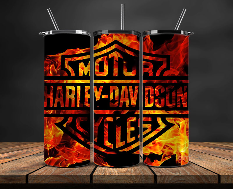 Harley Skinny Tumbler Png, Motor Harley Digital Tumbler Wrap, Harley Tumbler Wrap New 07