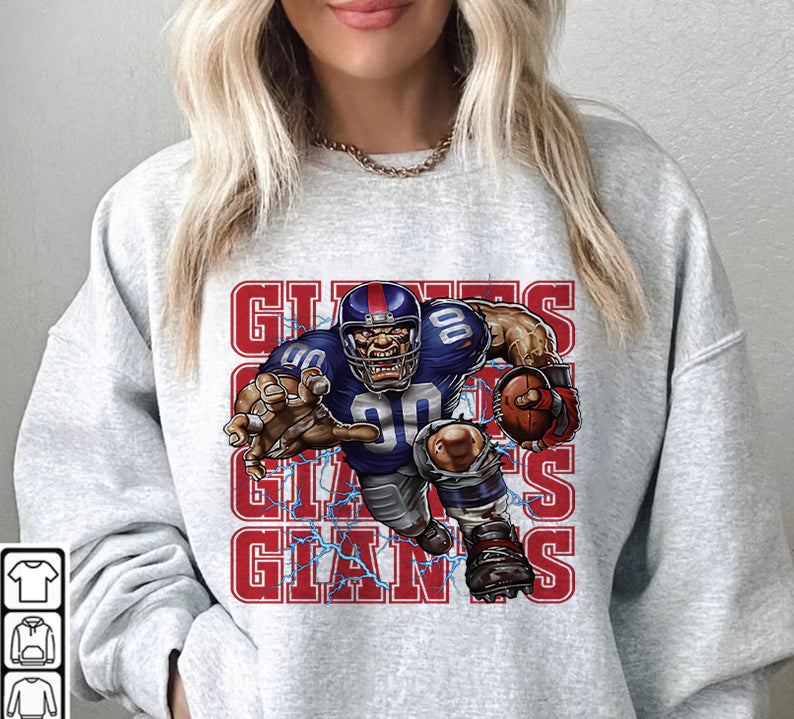 New York Giants Football Sweatshirt png , T-Shirt Png, NFL T-Shirt Design 80