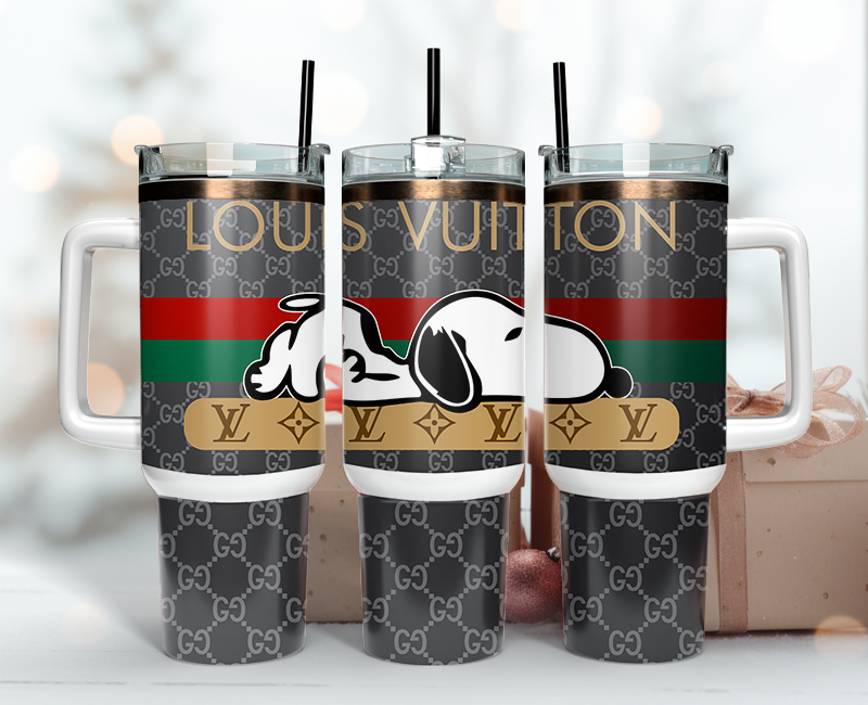 Louis Vuitton Tumbler Wrap 40oz, Logo Fashion Tumbler Wrap 40oz, Tumbler 40oz Png 82