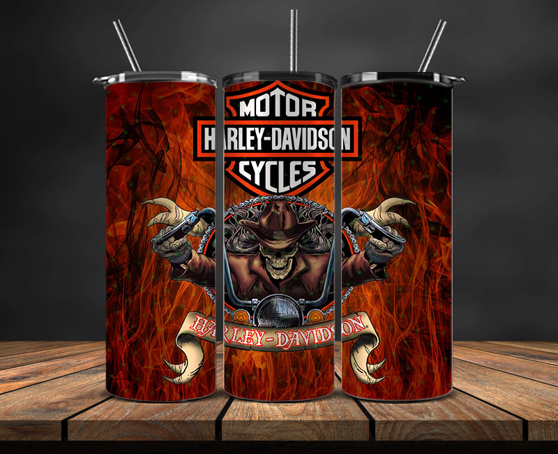 Harley Skinny Tumbler Png, Motor Harley Digital Tumbler Wrap, Harley Tumbler Wrap New 82