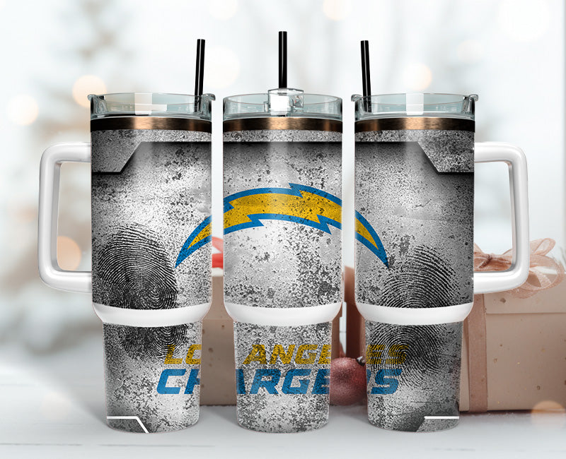 Los Angeles Chargers Tumbler 40oz Png, 40oz Tumbler Skinny 82