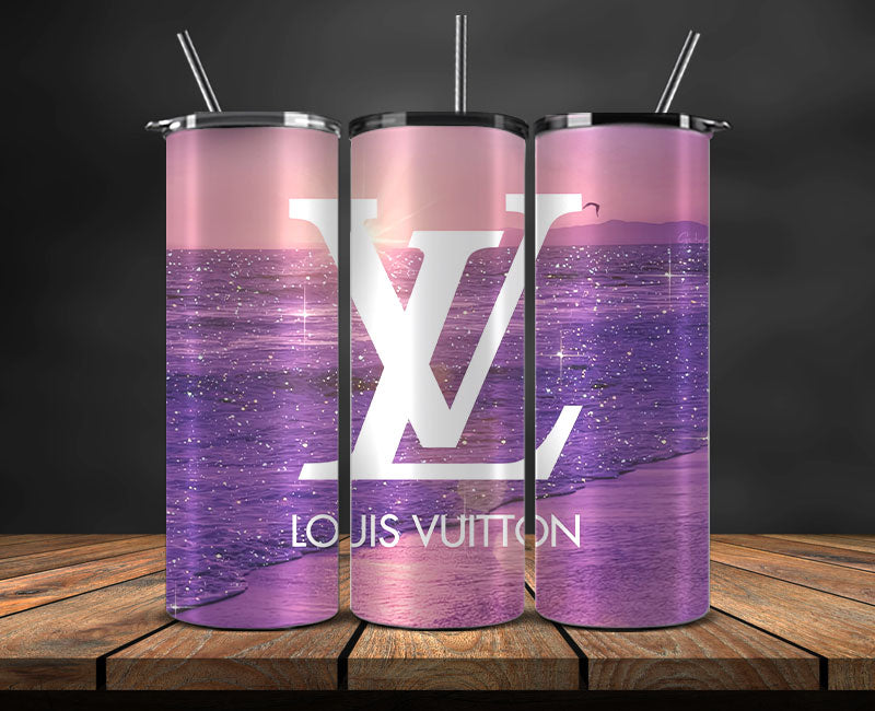 LV Tumbler Wrap, Lv Tumbler Png, Lv Logo, Luxury Tumbler Wraps, Logo Fashion Design 85