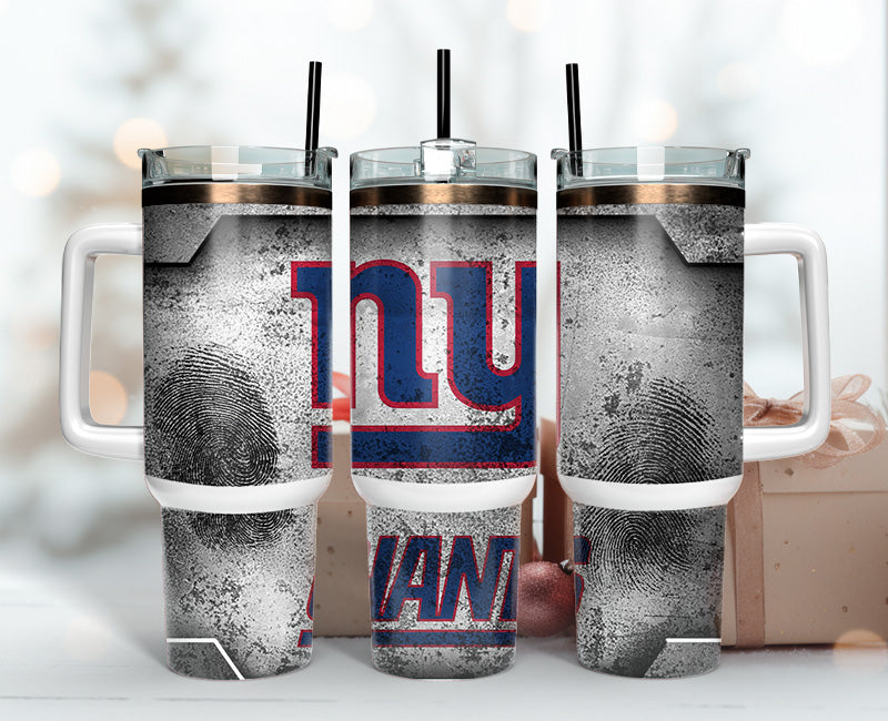 New York Giants Tumbler 40oz Png, 40oz Tumbler Skinny 88