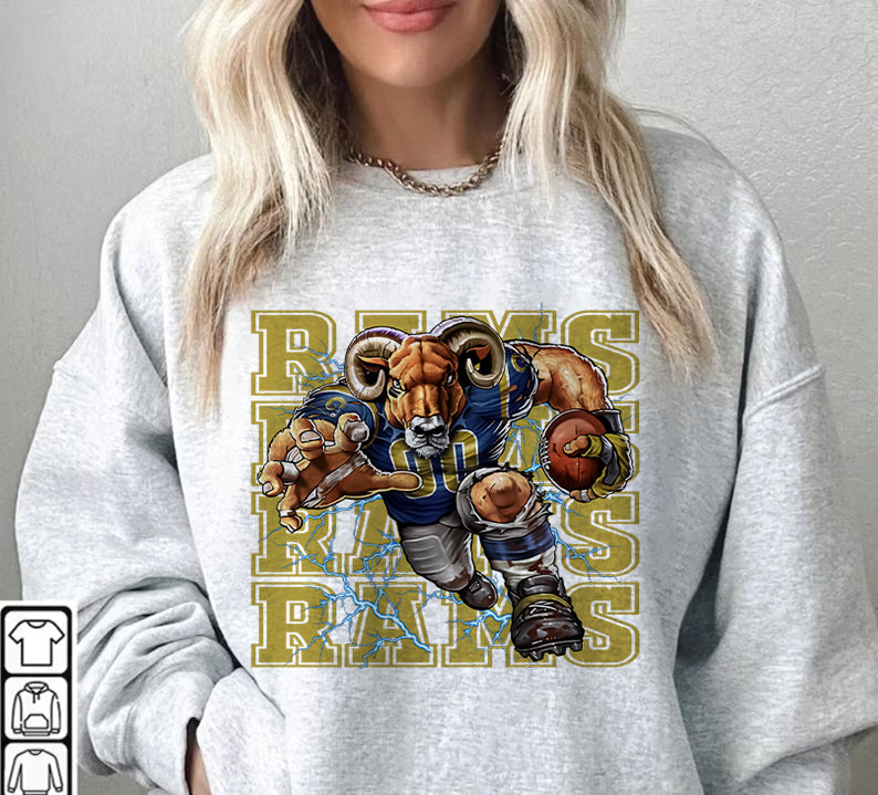 Los Angeles Rams Football Sweatshirt png , T-Shirt Png, NFL T-Shirt Design 88
