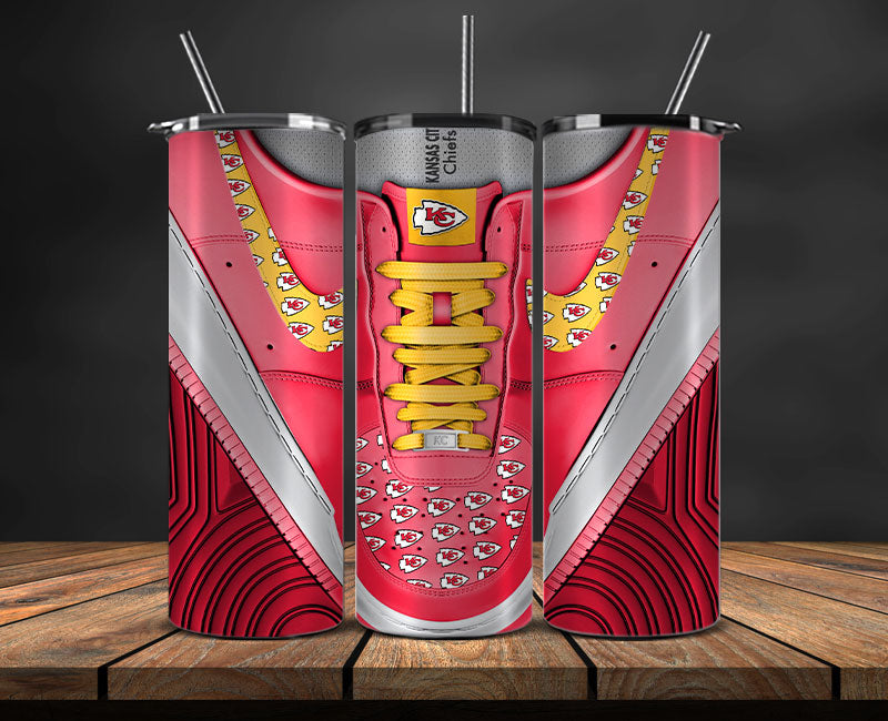 Kansas City Chiefs Tumbler Wrap, NFL Sneaker Tumbler Wrap 89