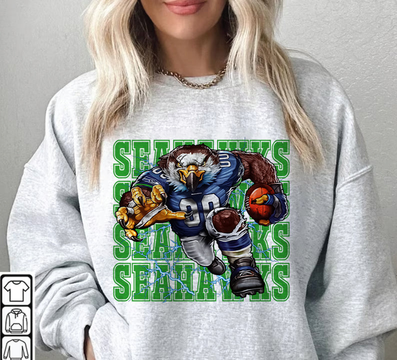 Seattle Seahawks Football Sweatshirt png , T-Shirt Png, NFL T-Shirt Design 91