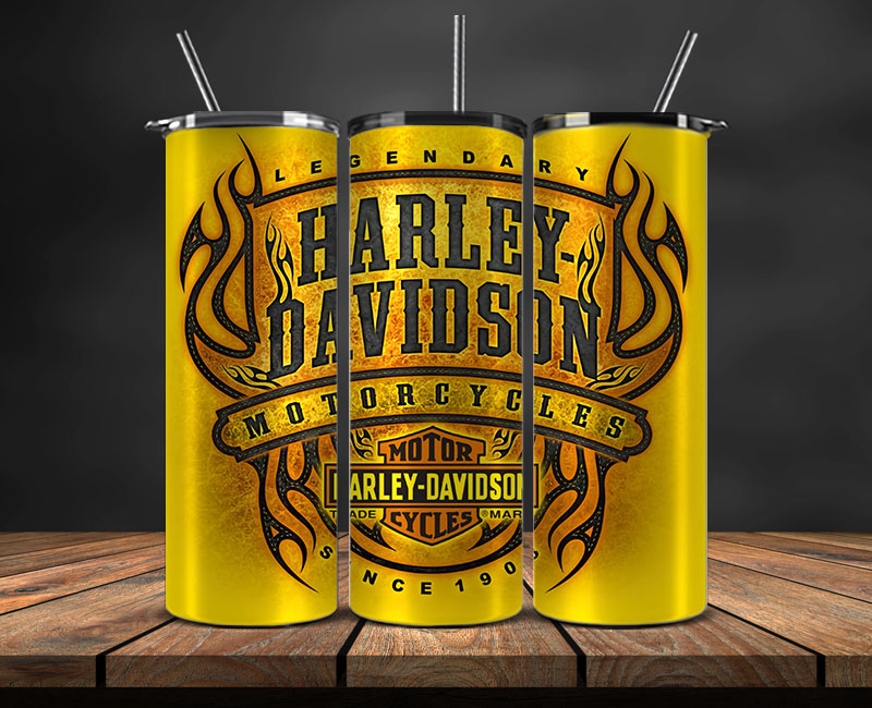 Harley Skinny Tumbler Png, Motor Harley Digital Tumbler Wrap, Harley Tumbler Wrap New 94