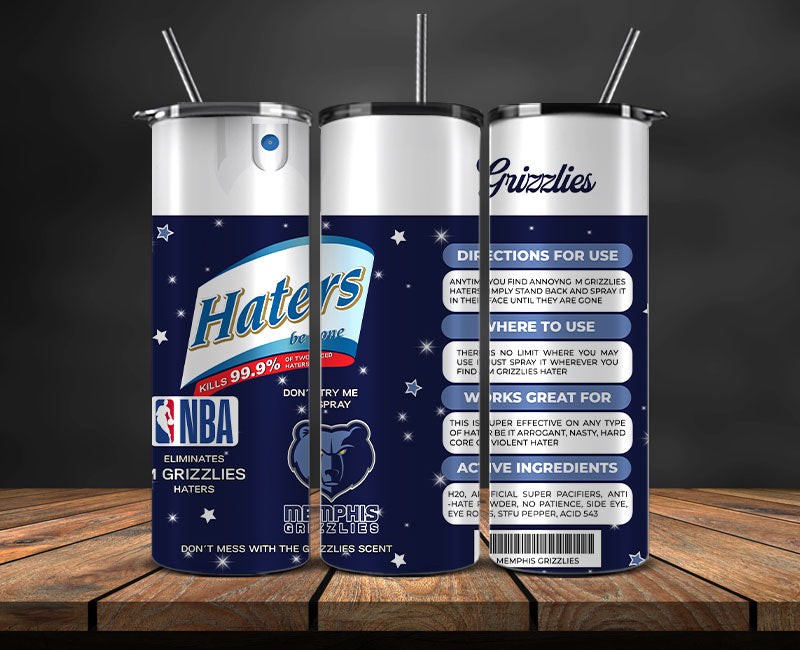Memphis Grizzlies Tumbler Wrap, Basketball Design,NBA Teams,NBA Sports,Nba Tumbler Wrap,NBA DS-95