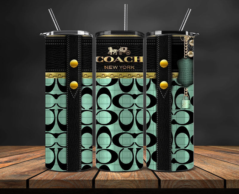 Coach Tumbler Wrap, Coach Tumbler Png, Coach Logo, Luxury Tumbler Wraps, Logo Fashion Design 97