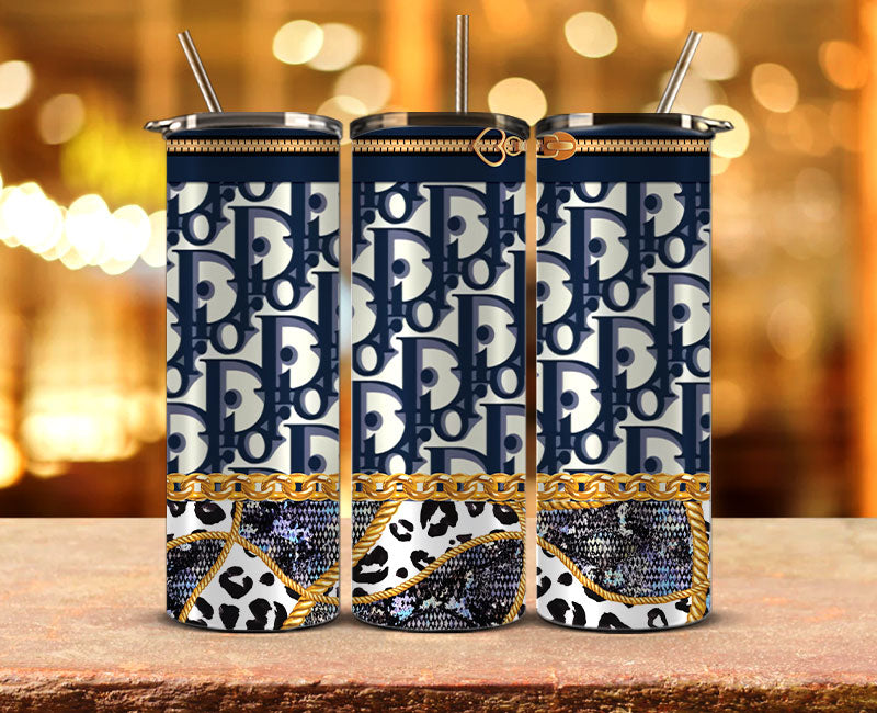 Dior Tumbler Wrap, Dior Tumbler Png, Dior Logo,Luxury Logo Brand 09