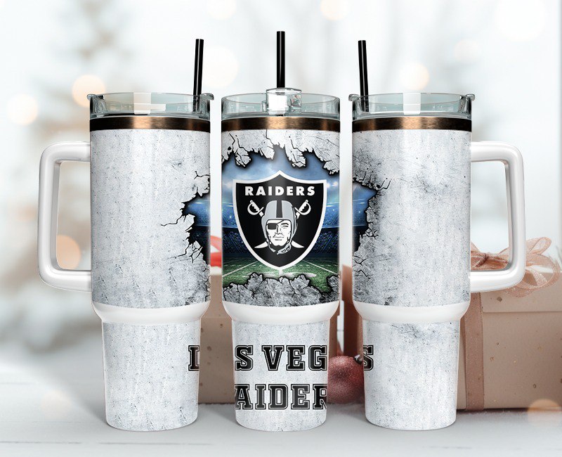 Las Vegas Raiders Tumbler 40oz Png, 40oz Tumbler Skinny 116