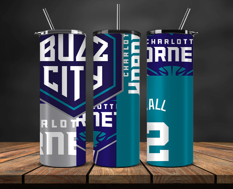 Charlotte Hornets Tumbler,Basketball Sports Tumbler , Basketball Tumbler Wrap, Nba Tumbler Wrap 10