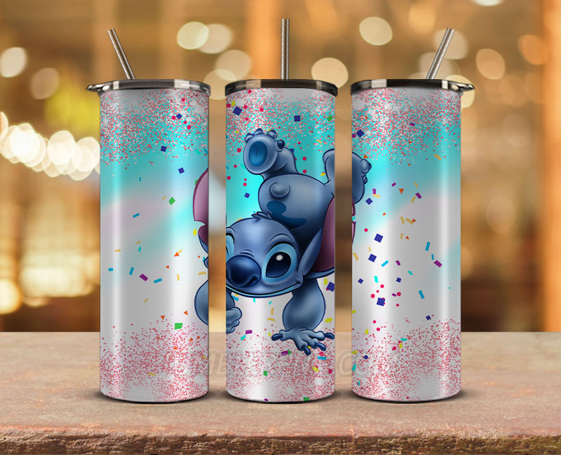 Stitch Starbucks 20oz Tumbler Png,20 oz Skinny Tumbler Wraps, Stitch Tumbler Wrap 10