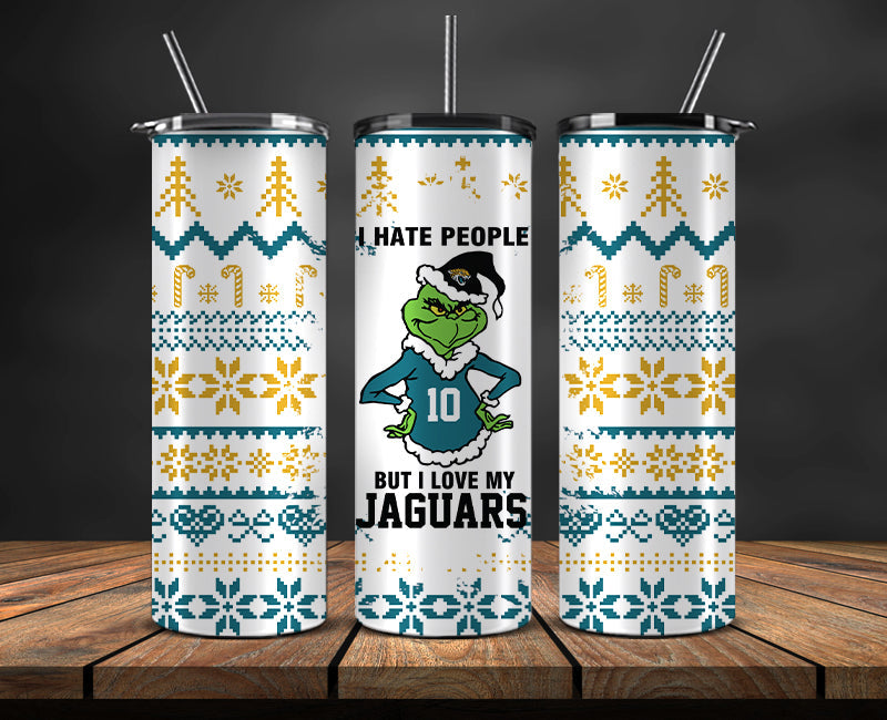 Jacksonville Jaguars Christmas Tumbler Png,NFL Merry Christmas Png, NFL Christmas Tumbler Wrap 114