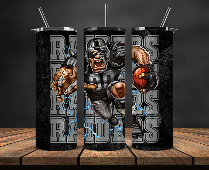 Las Vegas Raiders Tumbler, Raiders Logo Tumbler,NFL Season 2025, Design 116