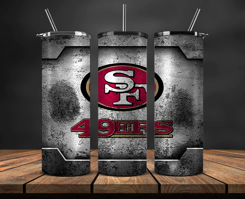 San Francisco 49ers Tumbler, 49ers Logo Tumbler,NFL Season 2025, Design 128