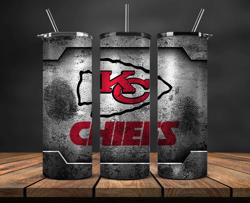 Kansas City Chiefs Tumbler, Chiefs Logo Tumbler,NFL Season 2025, Design 137