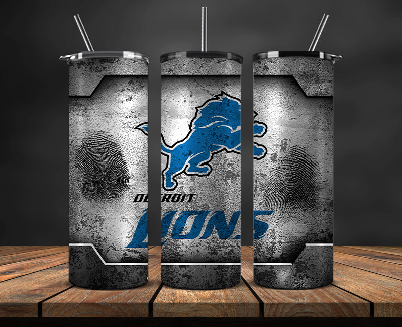 Detroit Lions Tumbler, Detroit Logo Tumbler,NFL Season 2025, Design 146
