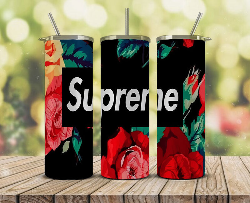 Tumbler 20oz Skinny Png ,Tumbler Wrap Bundle Png,Skinny Tumbler 20oz , Supreme Logo Tumbler Png, Fashion Brand Logo, Tumbler Wrap 148 Tumblerpng