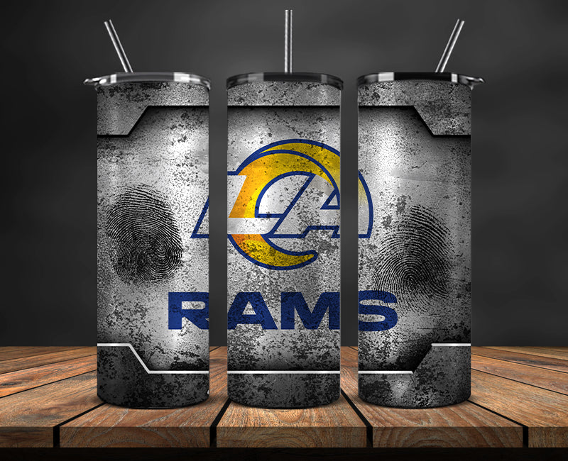 Los Angeles Rams Tumbler, Rams Logo Tumbler,NFL Season 2025, Design 151