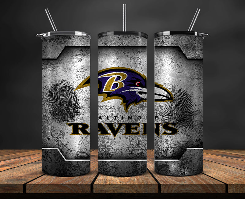 Baltimore Ravens Tumbler, Ravens Logo Tumbler,NFL Season 2025, Design 152