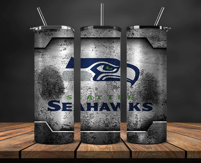 Seattle Seahawks Tumbler, Seahawks Logo Tumbler,NFL Season 2025, Design 154