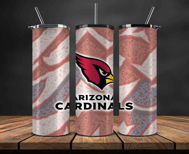 Arizona Cardinals Tumbler, Cardinals Logo Tumbler,NFL Season 2025, Design 160