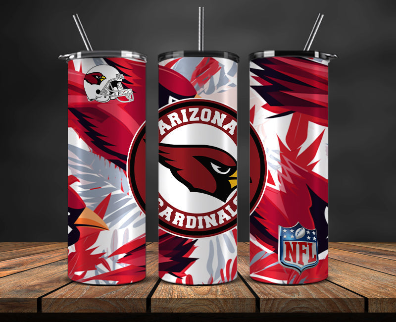 Arizona Cardinals Tumbler, Cardinals Logo Tumbler,NFL Season 2025, Design 161