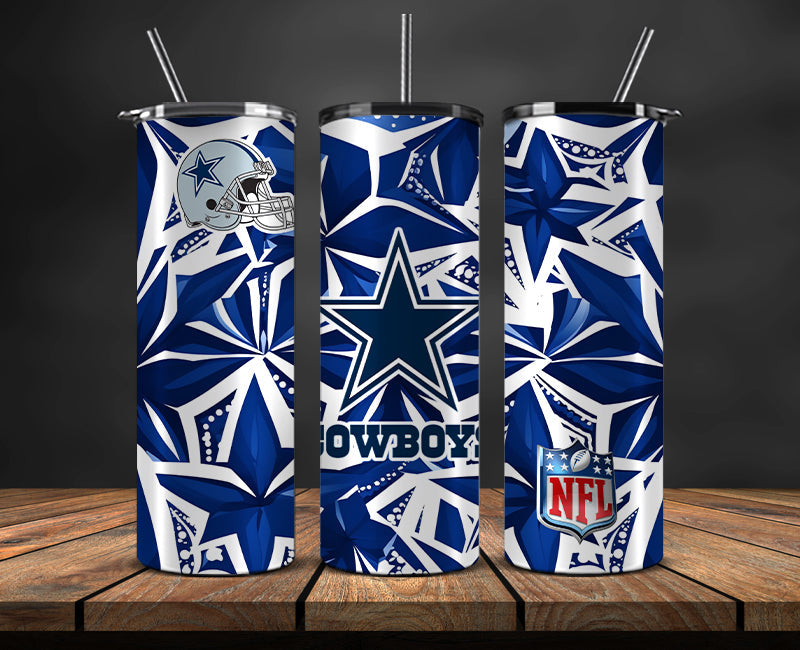 Dallas Cowboys Tumbler, Cowboys Logo Tumbler,NFL Season 2025, Design 170
