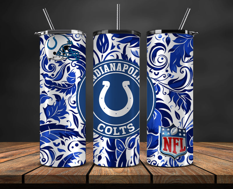 Indianapolis Colts Tumbler, Colts Logo Tumbler,NFL Season 2025, Design 176