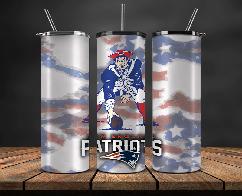 New England Patriots Tumbler, Patriots Logo Tumbler,NFL Season 2025, Design 185