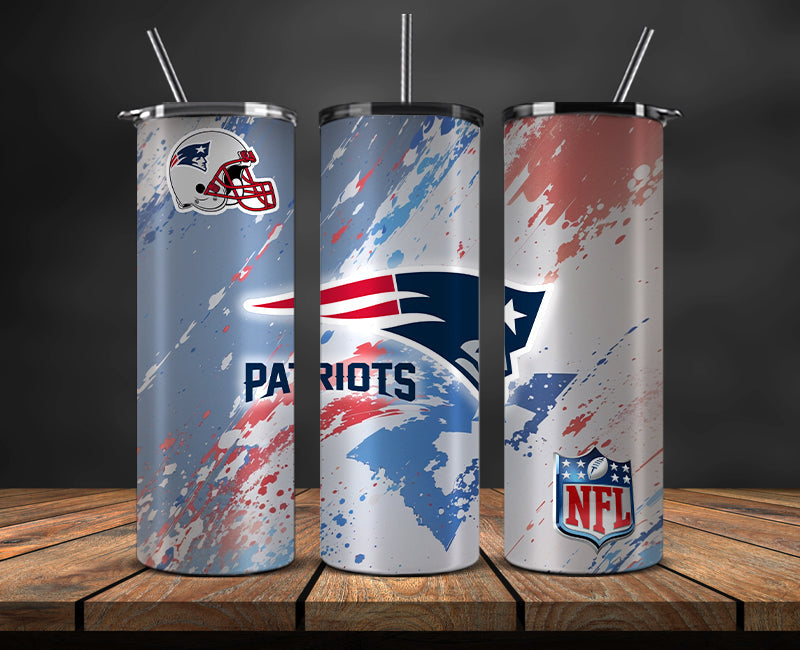 New England Patriots Tumbler, Patriots Logo Tumbler,NFL Season 2025, Design 186