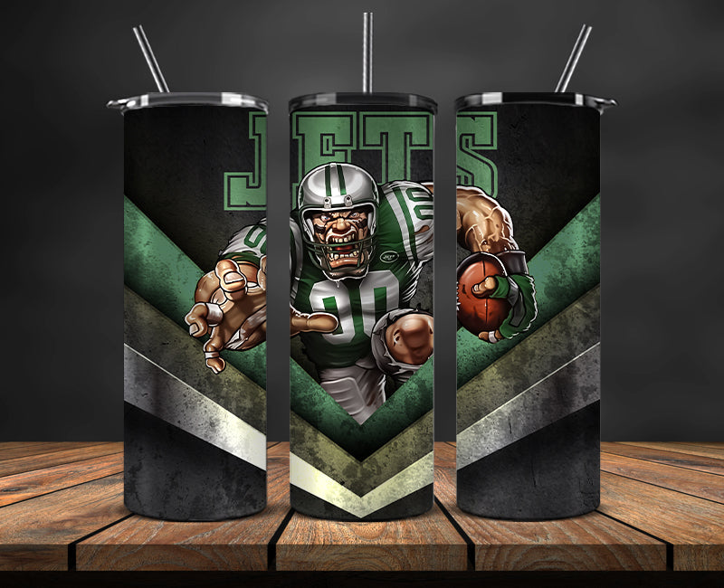 New York Jets Tumbler, NY Jets Logo Tumbler ,NFL Season 2025, Design 18