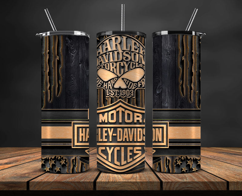 Harley Skinny Tumbler Png, Motor Harley Digital Tumbler Wrap, Harley Tumbler Wrap 18