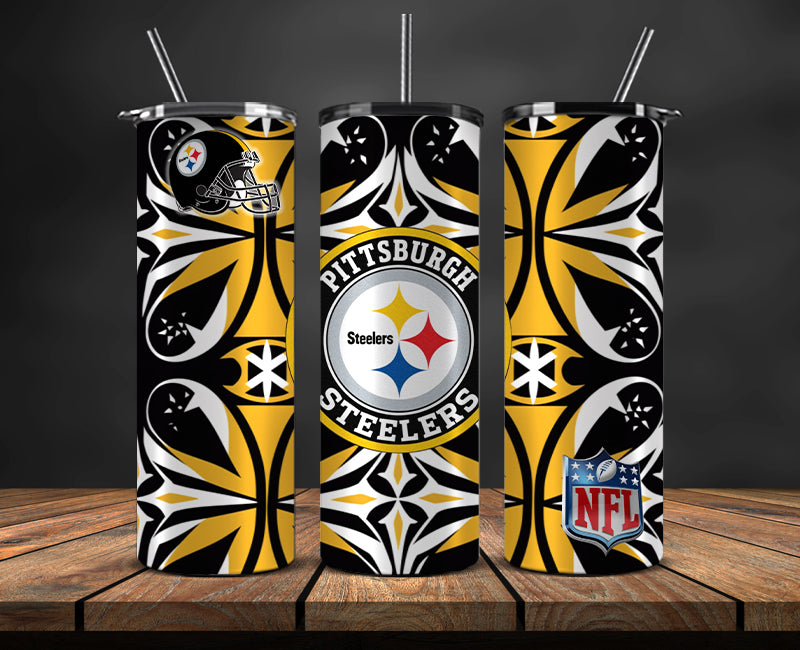 Pittsburgh Steelers Tumbler,Steelers Logo Tumbler,NFL Season 2025, Design 192