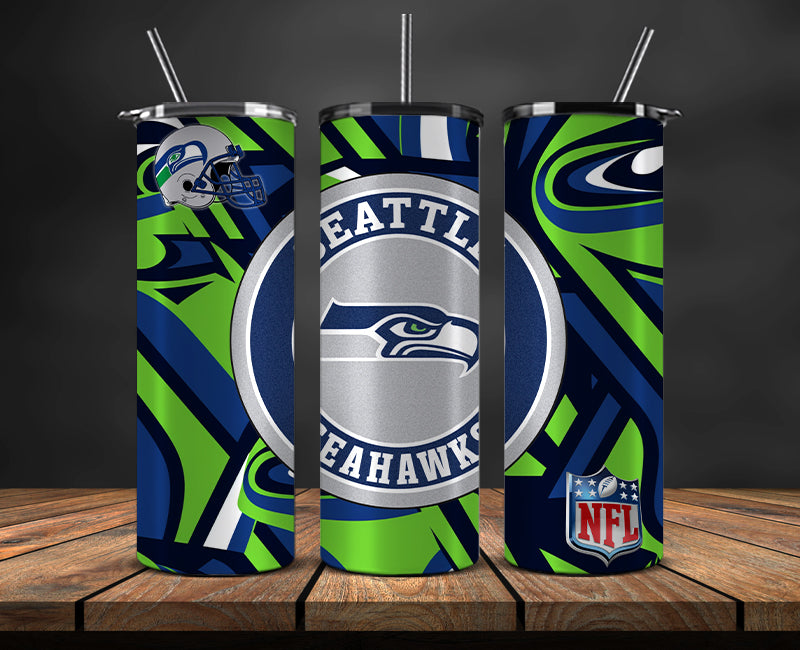 Seattle Seahawks Tumbler, Seahawks Logo Tumbler,NFL Season 2025, Design 194