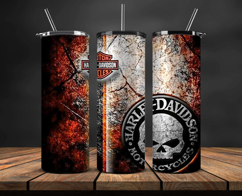 Harley Skinny Tumbler Png, Motor Harley Digital Tumbler Wrap, Harley Tumbler Wrap 19