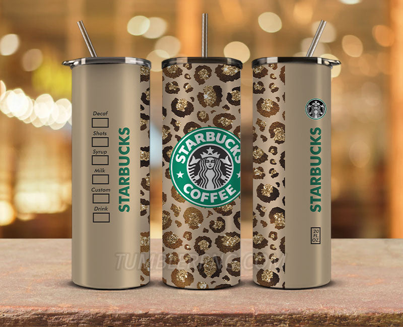 Starbucks Tumbler Png, Starbucks Glitter Sublimation, Skinny Tumbler 20oz, Skinny Starbucks 01