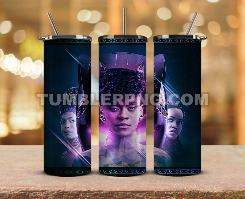 Wakanda Forever Black Panther Skinny Tumbler 20oz Sublimation DesignS for Straight Tumbler Design,Black Panther Tumbler Desing,Wakanda Forever wrap png, Marvel Heroes Tumbler Skinny 24 Tumblerpng
