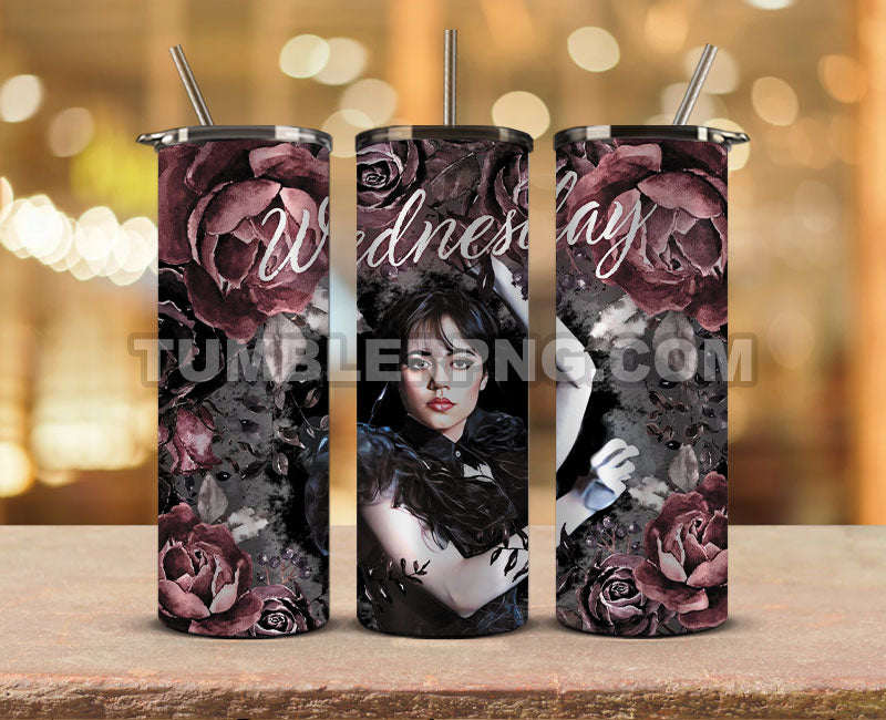 Wed nesday Tumble Wrap , Sublimation wrap, Wed nesday 20oz wrap, Trending Tumbler Wrap 04 Tumblerpng