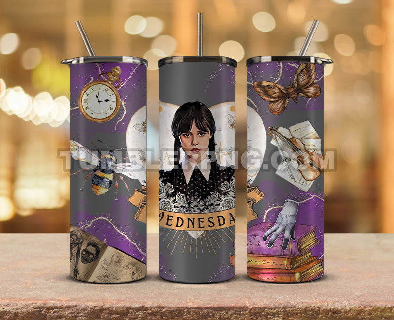 Wed nesday Tumble Wrap , Sublimation wrap, Wed nesday 20oz wrap, Trending Tumbler Wrap 06 Tumblerpng