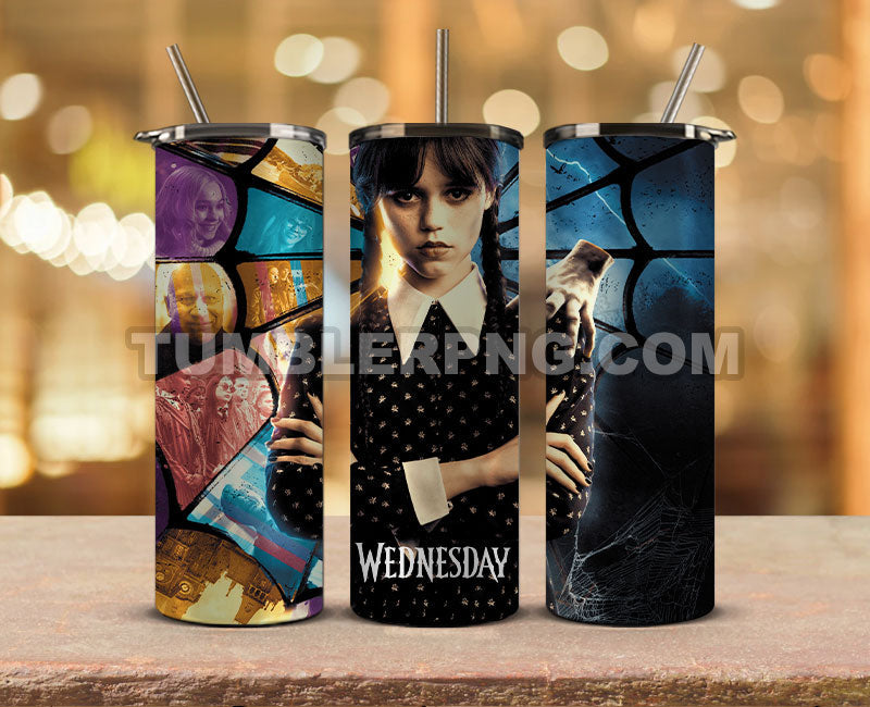 Wed nesday Tumble Wrap , Sublimation wrap, Wed nesday 20oz wrap, Trending Tumbler Wrap 08 Tumblerpng