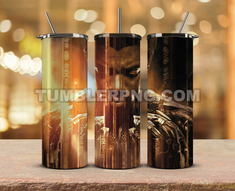 Wakanda Forever Black Panther Skinny Tumbler 20oz Sublimation DesignS for Straight Tumbler Design,Black Panther Tumbler Desing,Wakanda Forever wrap png, Marvel Heroes Tumbler Skinny 21 Tumblerpng