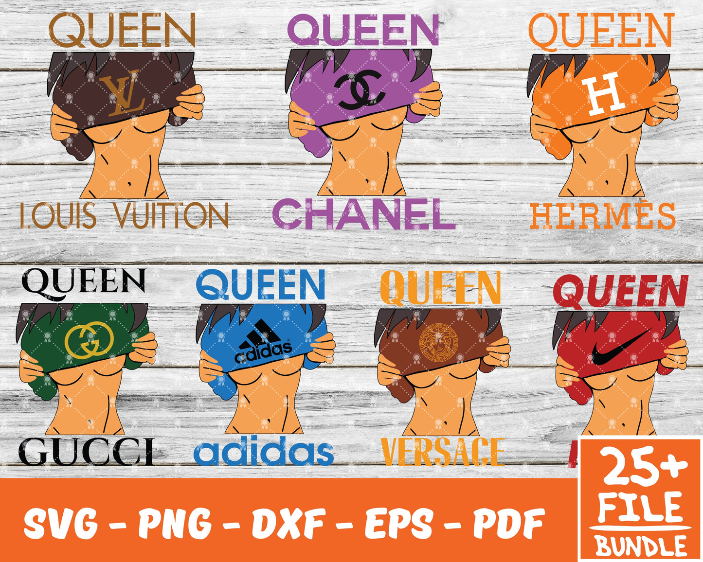 Bundle Logo Fashion Svg, Luxury Brand Svg, Famous Logo Svg 23