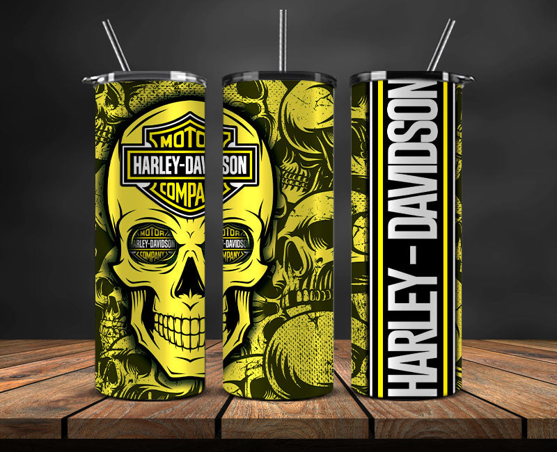 Harley Skinny Tumbler Png, Motor Harley Digital Tumbler Wrap, Harley Tumbler Wrap 27
