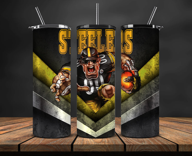 Pittsburgh Steelers Tumbler,Steelers Logo Tumbler ,NFL Season 2025, Design 28