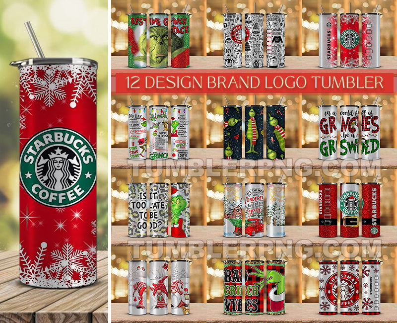 Wrap Bundle Christmas Tumbler Bundle , Christmas 20 oz Skinny Tumbler Wrap Png, Funny Christmas Tumbler, Cartoon Christmas 20oz, Tumbler Wrap Bundle Designs 16 Tumblerpng