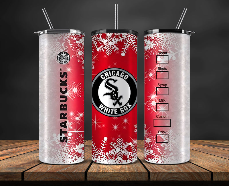 Chicago White Sox Png,Christmas MLB Tumbler Png , MLB Christmas Tumbler Wrap 31