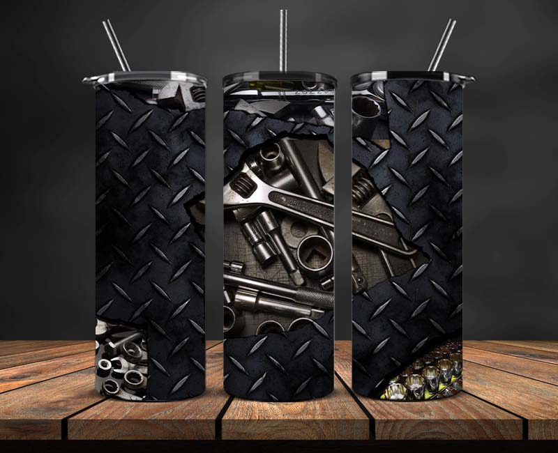 Mechanic 20oz Tumbler Wrap Png,Mechanic Tumbler Wrap 03