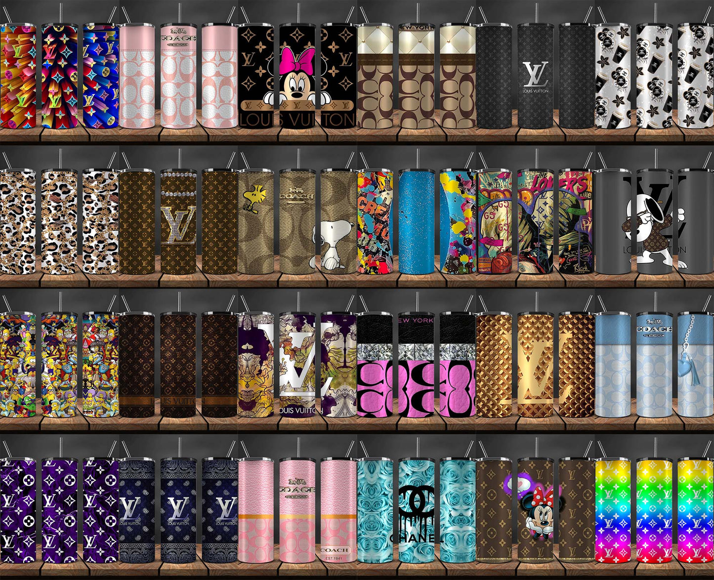 500+ Tumbler Wraps 20 oz, Fashion Luxury Logo Tumbler Wrap Png Bundle, Logo Brand Tumbler , 20oz Skinny , Tumbler Wrap Bundle Designs 500